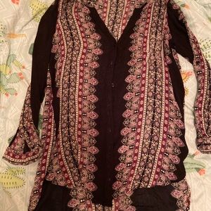 Purple/white/black boho cover